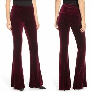 BlankNYC velvet flare pants